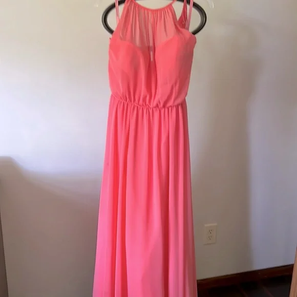 Mori Lee Dresses | Morilee Coral Floor Length Bridesmaid Dress, Size 14 | Color: Pink | Size: 14 | Jenna_Law's Closet Mori Lee Dresses | Morilee Coral Floor Length Bridesmaid Dress, Size 14 | Color: Pink | Size: 14 | Jenna_Law's Closet